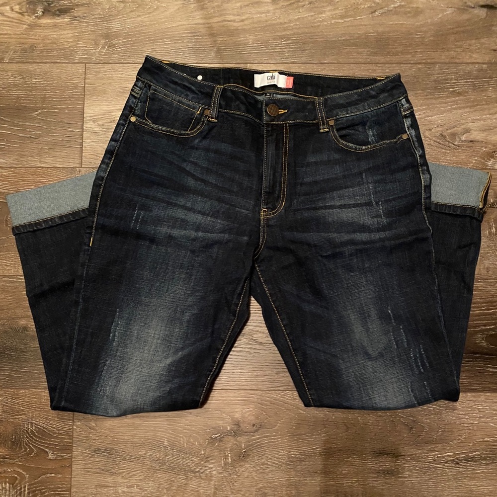 NWT CABI HIGH STRAIGHT JEANS SIZE 14